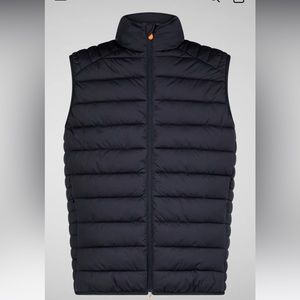 NEW Save The Duck Men’s Russell Puffer Vest Navy